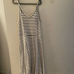 Striped skater dress